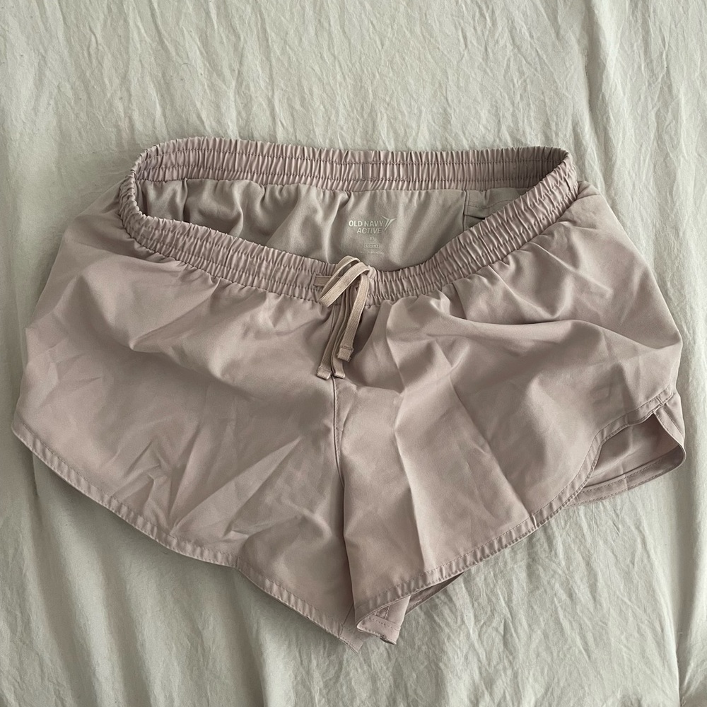 Old navy active running shorts in blush pink